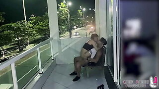 BUSTED! Anne Bonny Caught Fucking on Balcony by Police!